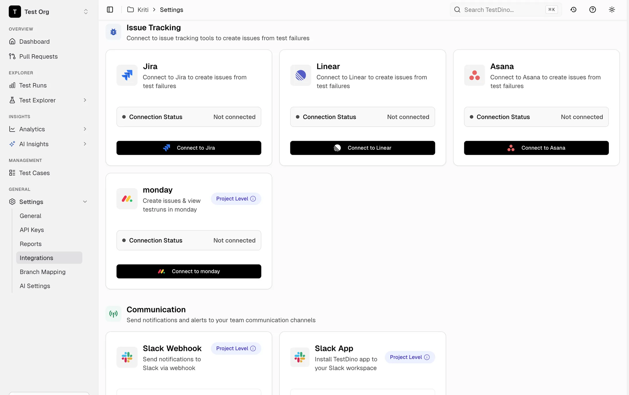 Playwright Bug Reports with Jira & Linear | TestDino