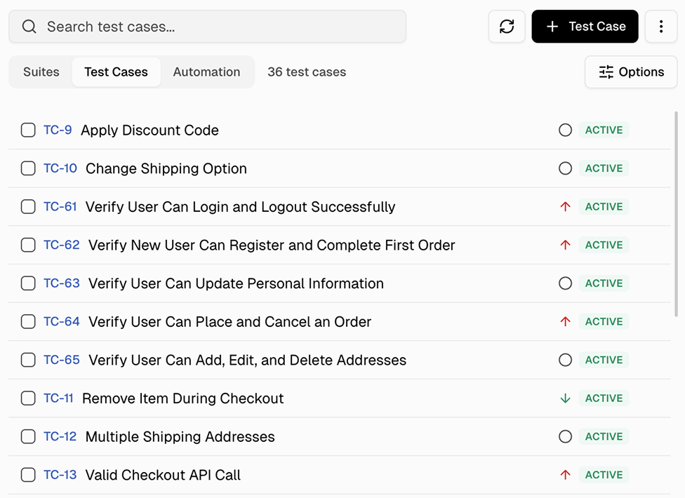 Playwright Test Case Management | TestDino