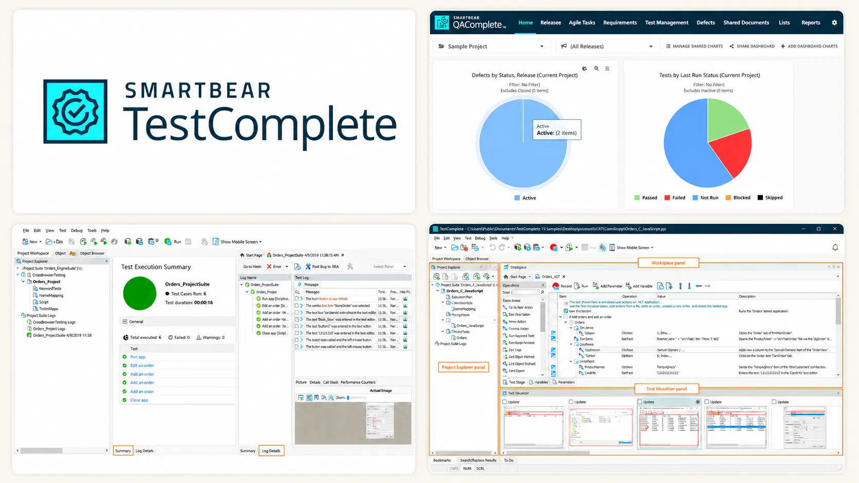 TestComplete GUI test automation