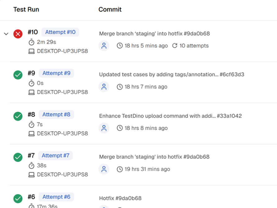 TestDino MCP Server connected to Cursor IDE with 12 tools