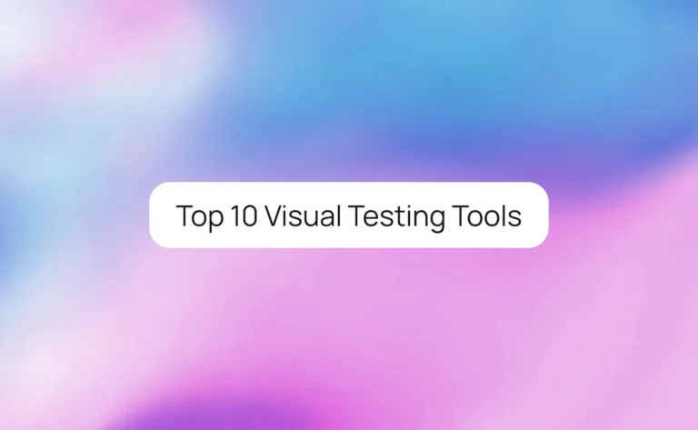 Visual Testing Tools