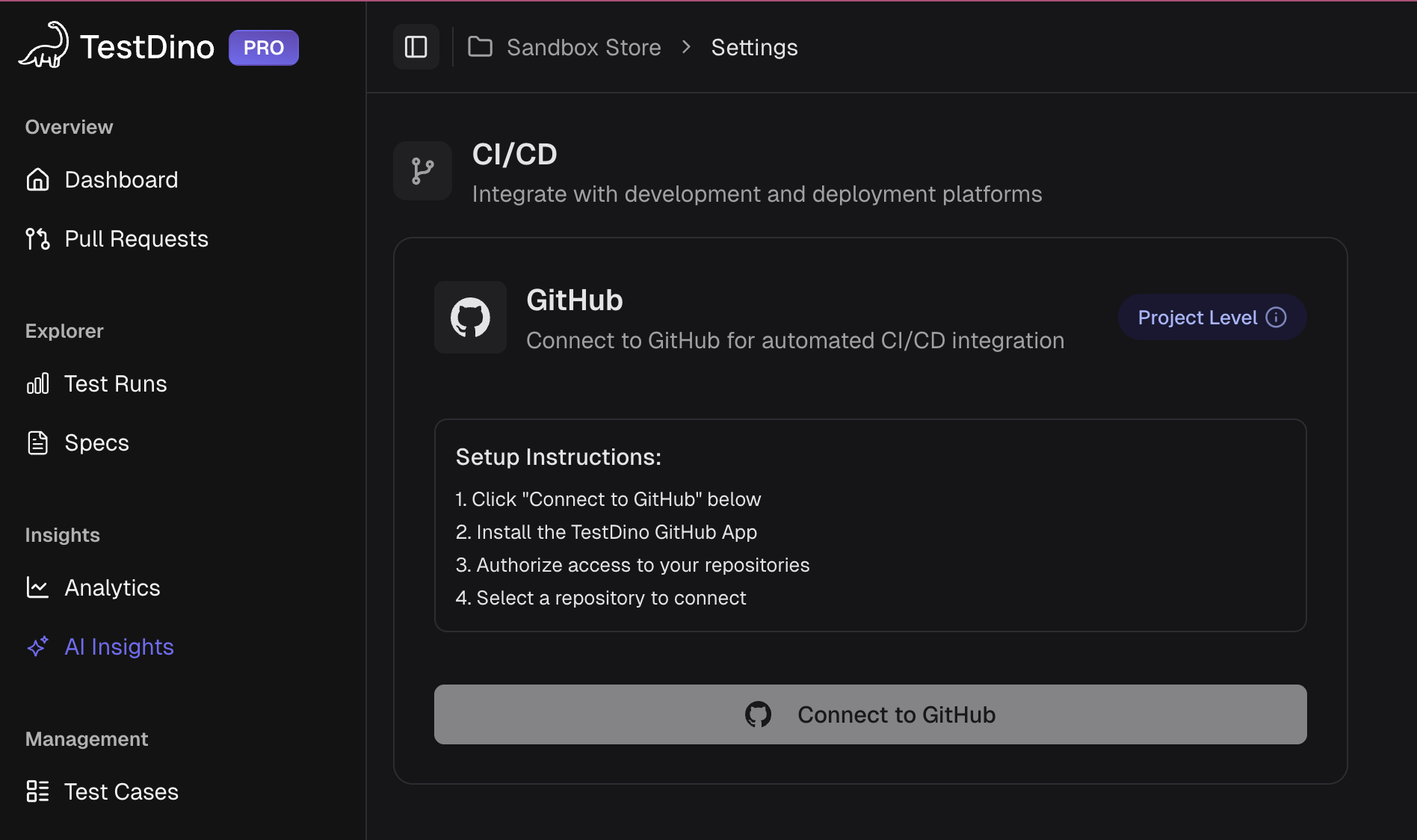 CICD pipeline integration